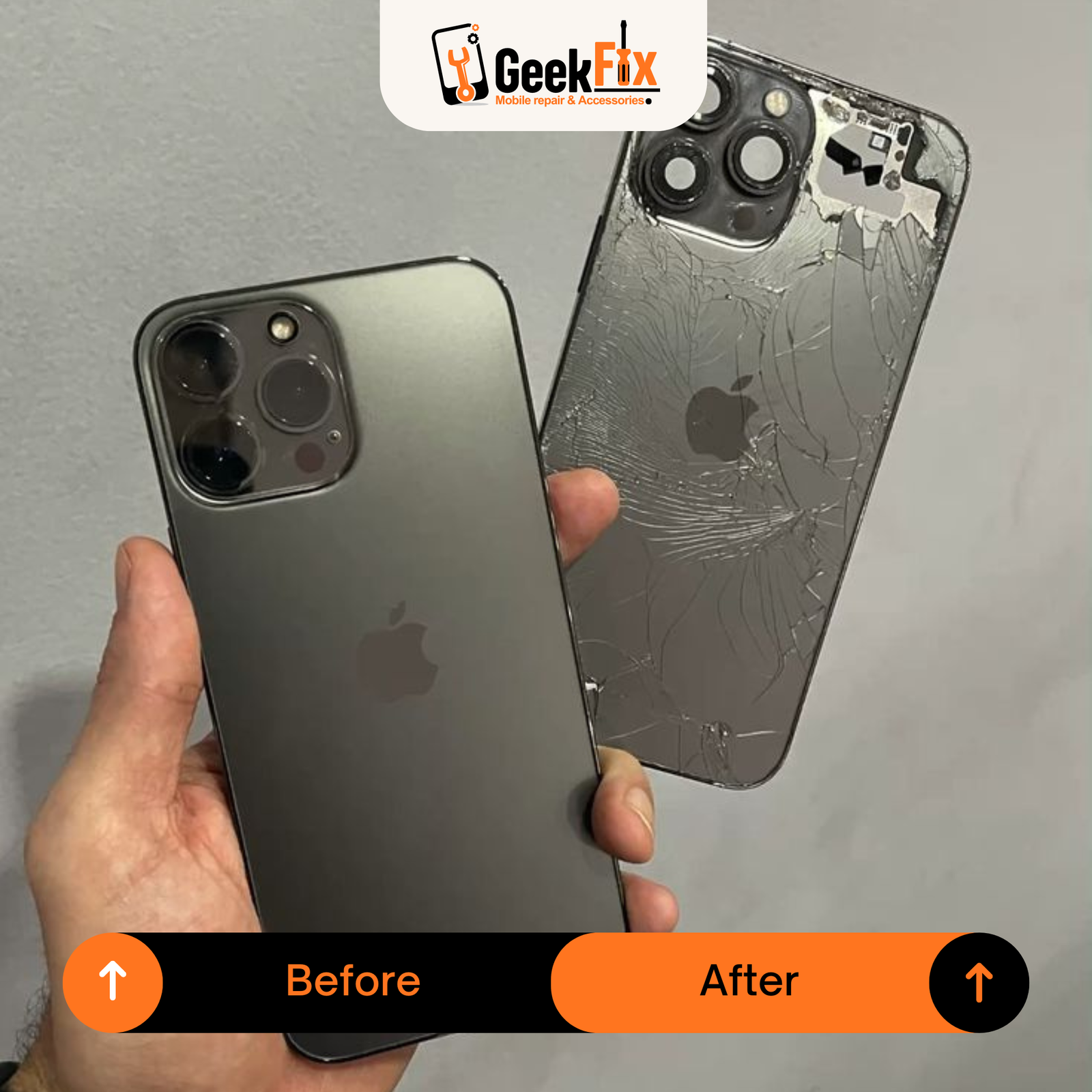 Smartphone repair results comparison